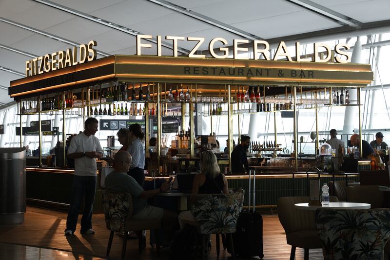 The recently opened Fitzgeralds bar and restaurant. Photograph: Nick Bradshaw