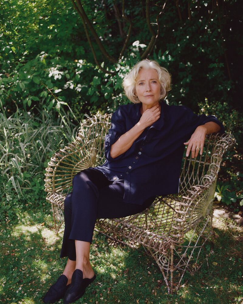 Emma Thompson: '​​It is a small film with no guns in it, so I don’t know how many people in America would actually want to come see it.' Photograph: Charlotte Hadden/New York Times