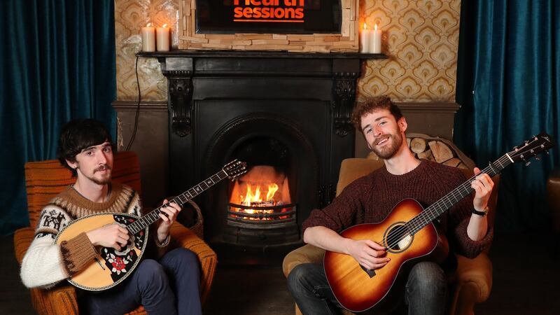 Ye Vagabonds: “We’re cosy people, we enjoy corners of pubs and do quite a few pub sessions. Our music is fireside music so we thought this was a perfect fit for us.”