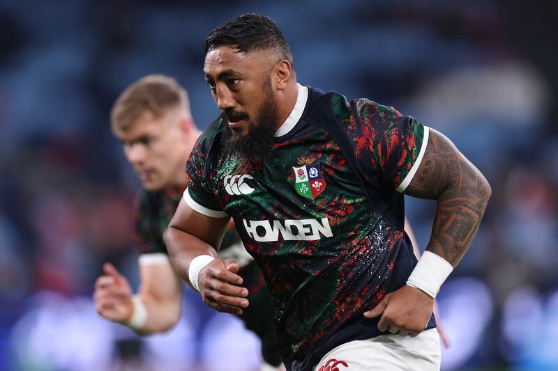 Bundee Aki ahead of the game against the Waratahs on Saturday. Photograph: Cameron Spencer/Getty Images