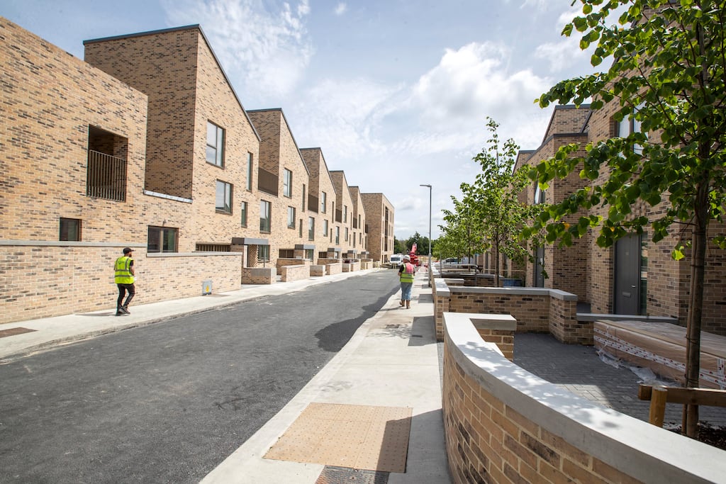 Social housing at O’Devaney Gardens in Dublin. Photograph: Colin Keegan/Collins