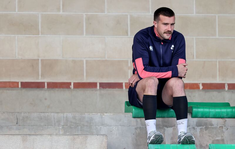 Mack Hansen sat out Ireland training on Tuesday. Photograph: Dan Sheridan/Inpho