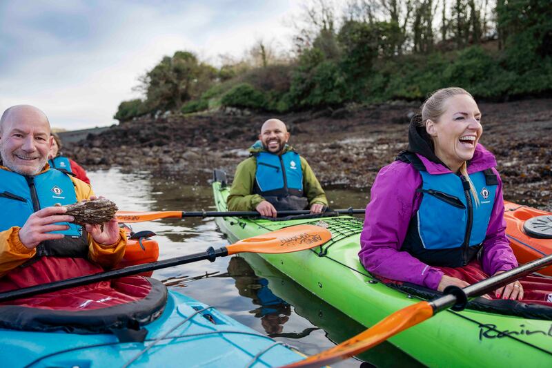 Glide with the Tide Experience combines a guided kayak trip among the islands of Strangford Lough with foodie treats