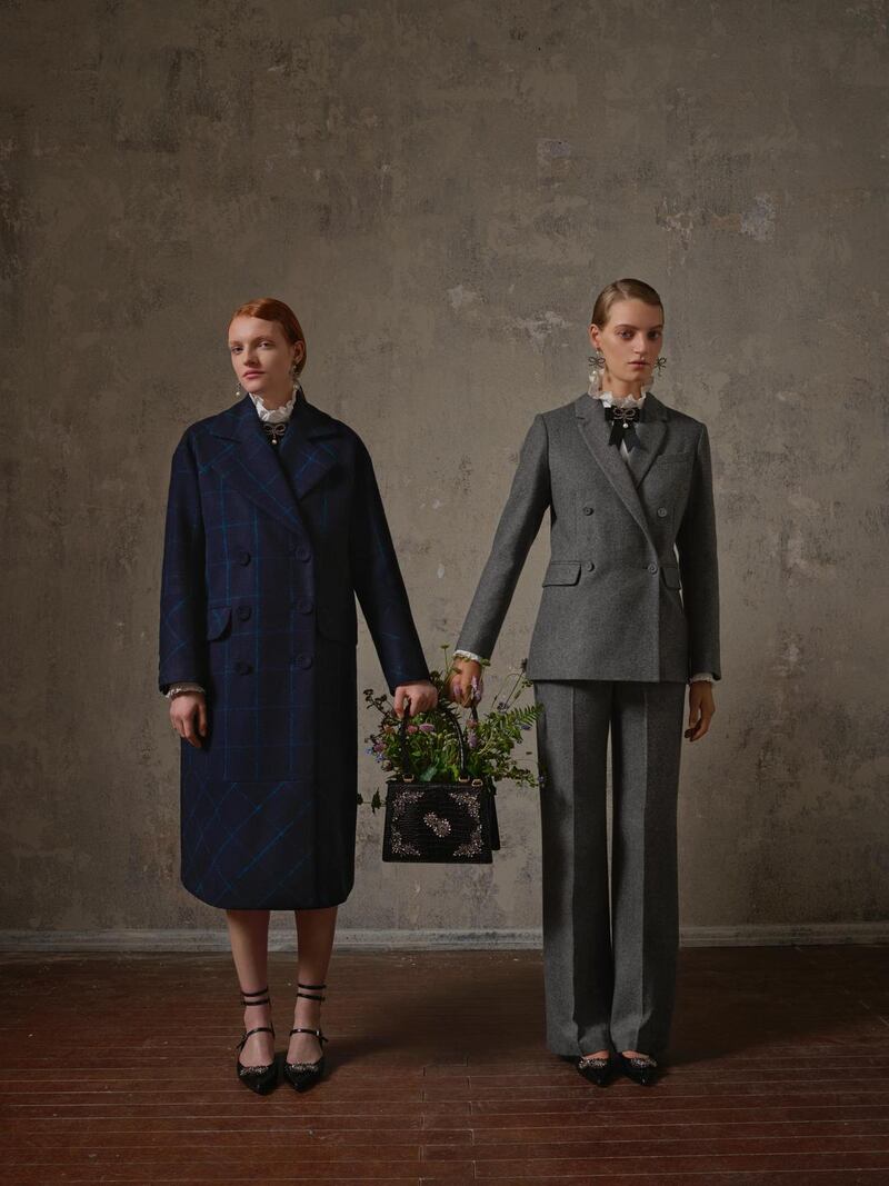 Coat  159, grey blazer  129 and trousers  99.99