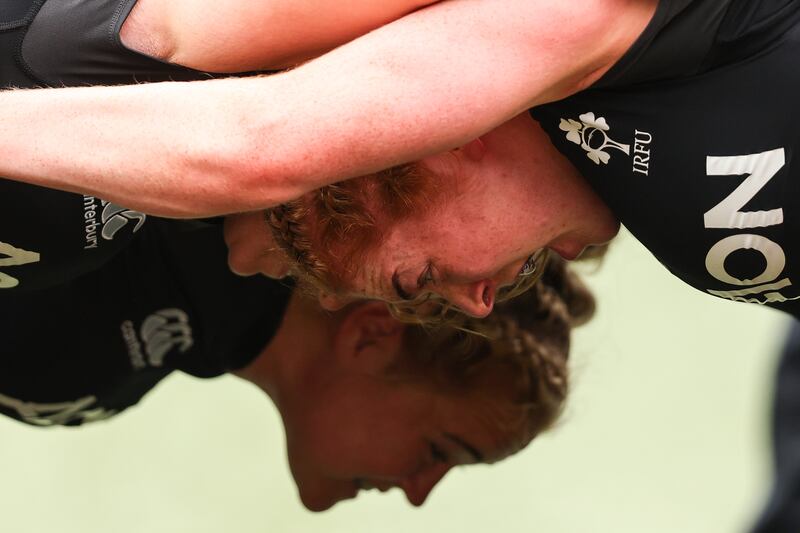 Niamh O’Dowd during the Women's Rugby World Cup warm-up game in Cork between Ireland and Scotland. Photograph: Ben Brady/INPHO
