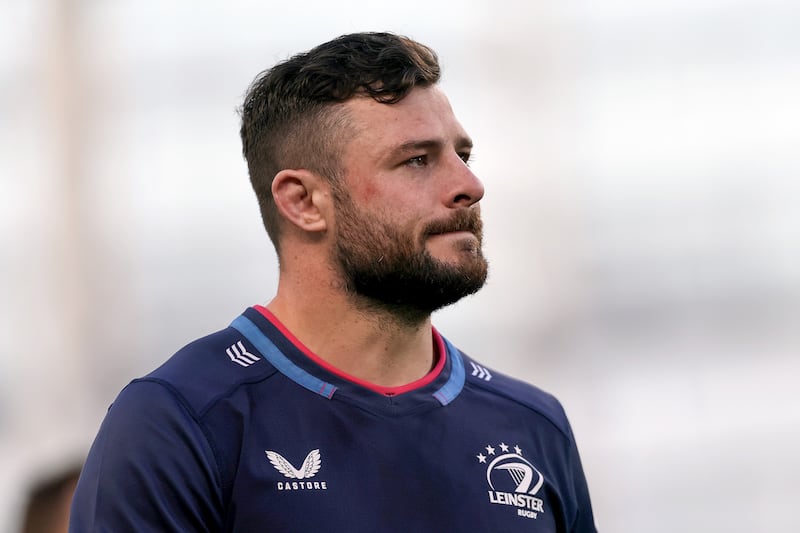 Leinster's Robbie Henshaw dejected after the defeat to Northampton Saints. Photograph: Laszlo Geczo/Inpho
