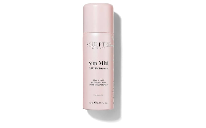 Sculpted by Aimee Sun Mist SPF50 (€22 from sculptedbyaimee.com)