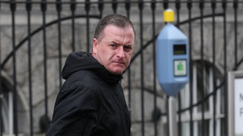Mark Cruikshanks (38) of Cushlawn Park, Tallaght, Dublin has pleaded not guilty to careless driving at Fleet Street on the evening of October  17th, 2014. Photograph: Collins