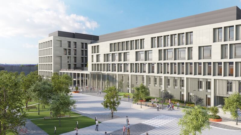 Illustration of the new National Maternity Hospital, plans for which have been thrown into jeopardy on Friday evening.