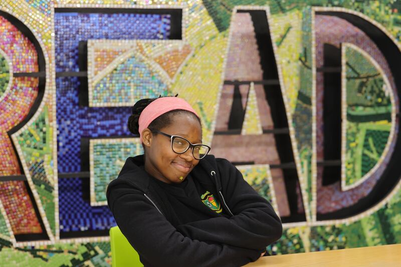 Sandisiwe Khupe (17), a student at St Aidan's Community School, Tallaght. Photograph: Alan Betson