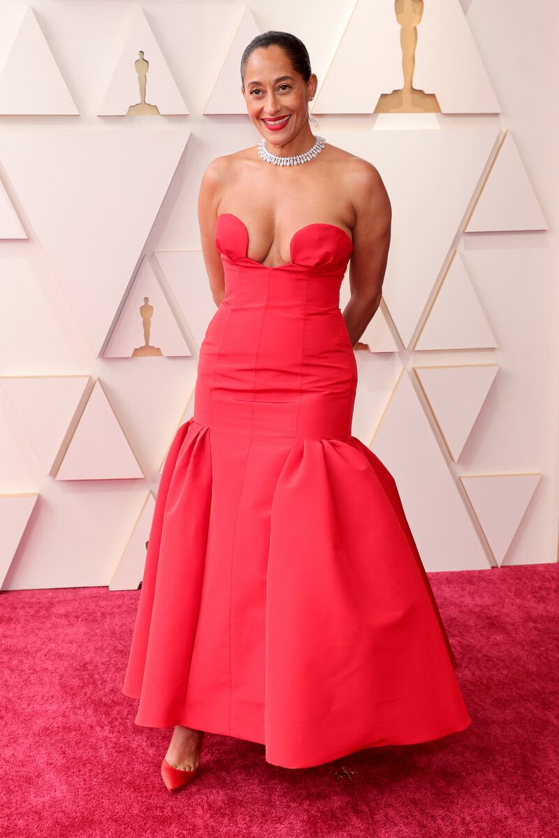 HOLLYWOOD, CALIFORNIA - MARCH 27: Tracee Ellis Ross attends the 94th Annual Academy Awards at Hollywood and Highland on March 27, 2022 in Hollywood, California. (Photo by Momodu Mansaray/Getty Images)