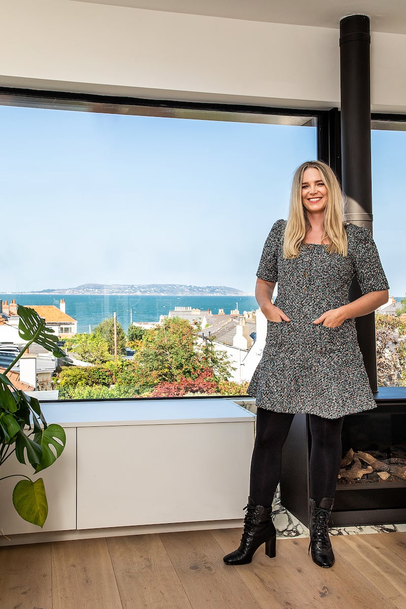 Interior designer Suzie McAdam in her home. Photograph: David Killeen