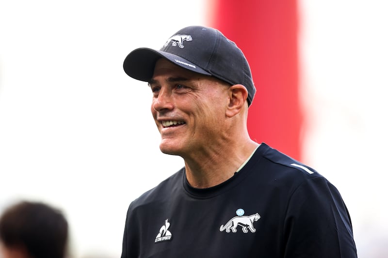 Argentina head coach Felipe Contepomi before the game. Photograph: Ben Brady/Inpho