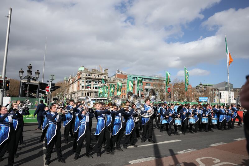 Thousands turn out in Dublin to celebrate St Patrick's Day. Photographs: Enda O'Dowd