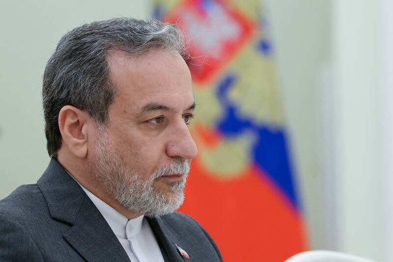 Iranian foreign minister Abbas Araghchi. Photograph: Sergei Karpukhin
/AFP via Getty Images       