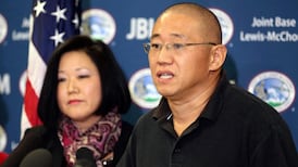 Two Americans freed by North Korea arrive home on US soil