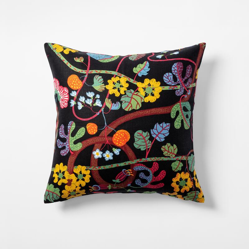 Svenskt Tenn cushion in Baranquilla pattern, about €180, ex delivery
