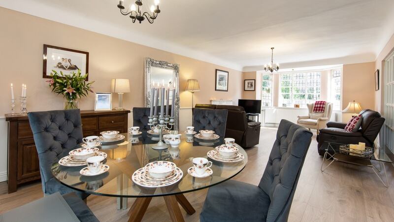 The dining room