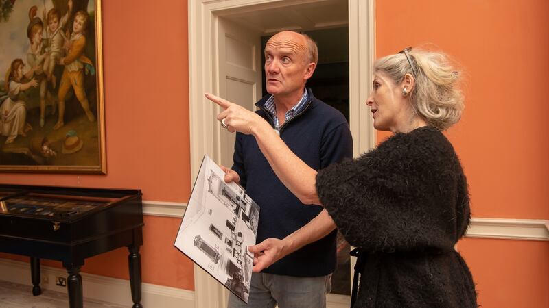 Mary Heffernan and Christopher Moore at Doneraile Court.