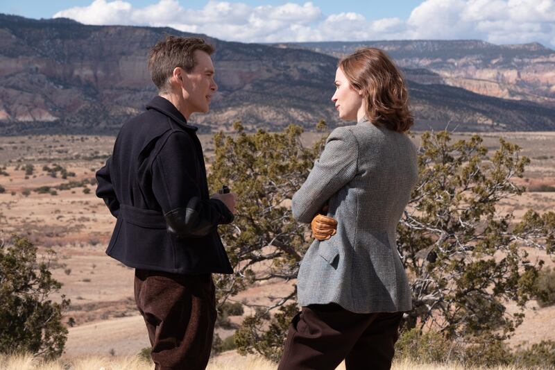 Cillian Murphy as J Robert Oppenheimer and Emily Blunt as Kitty Oppenheimer in Christopher Nolan's new film. Photograph: Universal Pictures/Melinda Sue Gordon