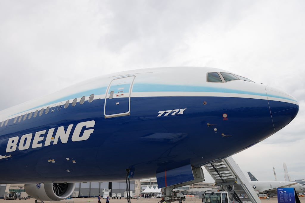 EU tariffs on aircraft imports would be a big problem for Boeing. Photograph: Geoffroy Van Der Hasselt/AFP via Getty