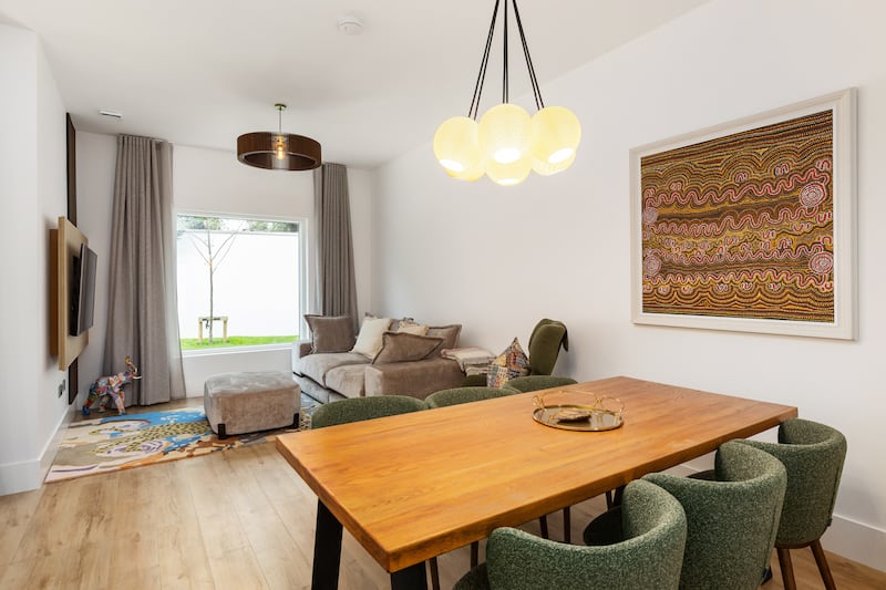 Dining and living area