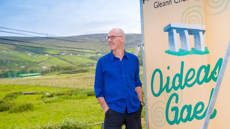 Michael McCaughan who is learning Irish at Glencolmcille in Co Donegal. Photo: Jason McGarrigle