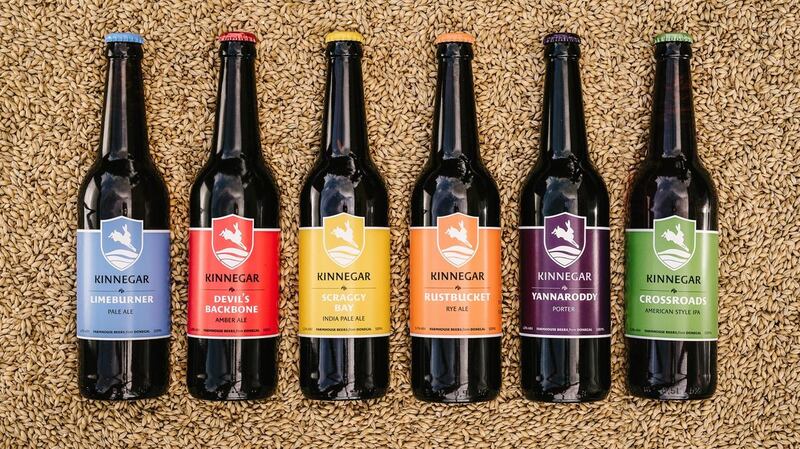 Kinnegar’s craft beer selection, which includes its Yannaroddy porter and Limeburner pale ale, both of which are under 5 per cent ABV