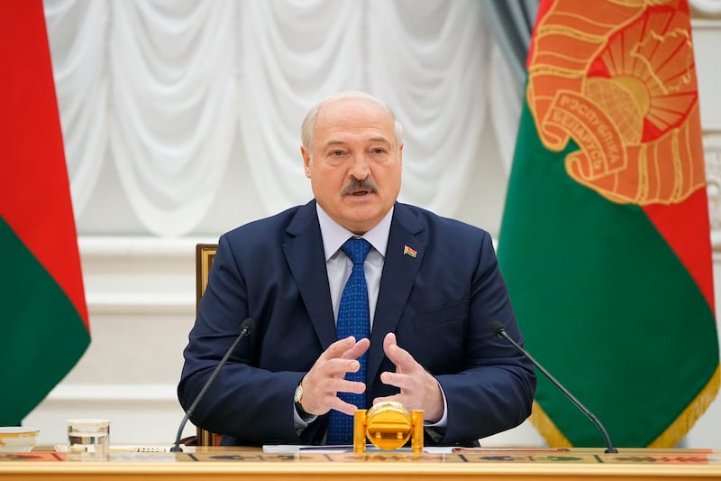 Belarus president Alexander Lukashenko has been in power for 31 years.  Photograph: Alexander Zemlianichenko/AP