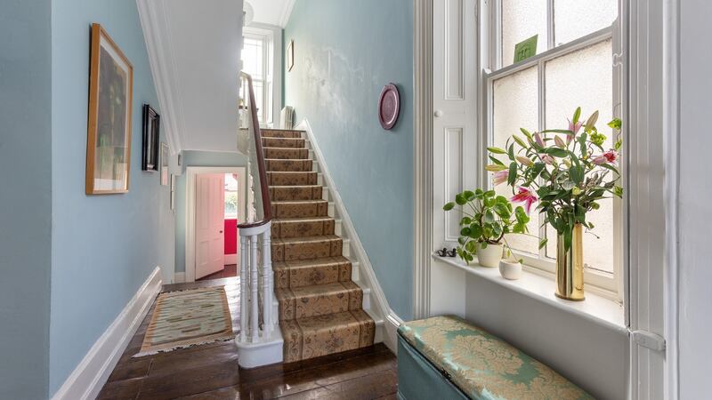 Hallway and stairs.