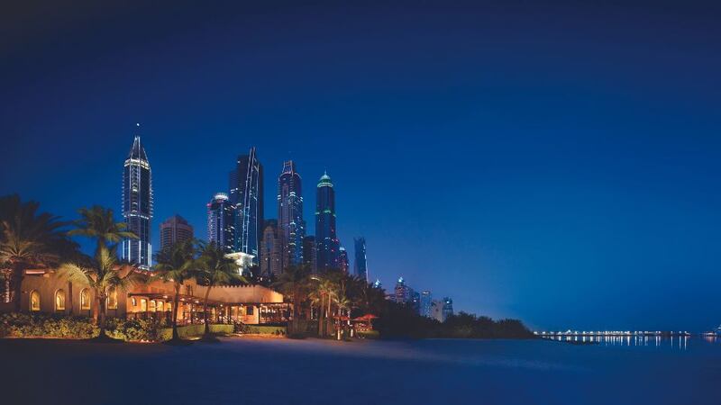 Nightfall in Dubai