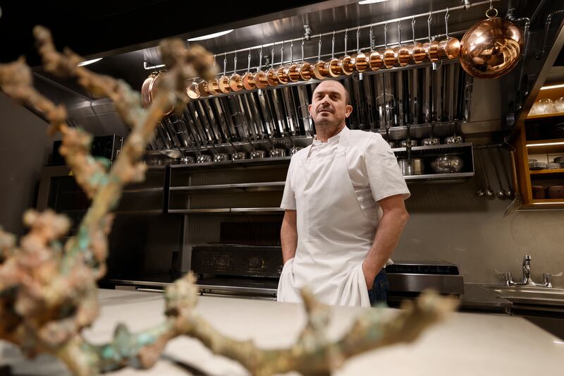 Damien Grey in Liath, which holds two Michelin stars. Photograph: Nick Bradshaw