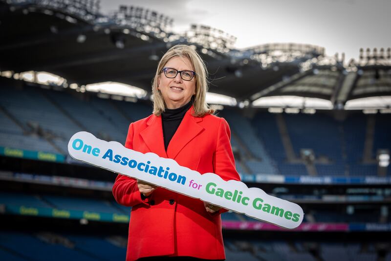 Former president of Ireland Mary McAleese, chairperson of the Steering Group on Integration. Photograph: Morgan Treacy/Inpho