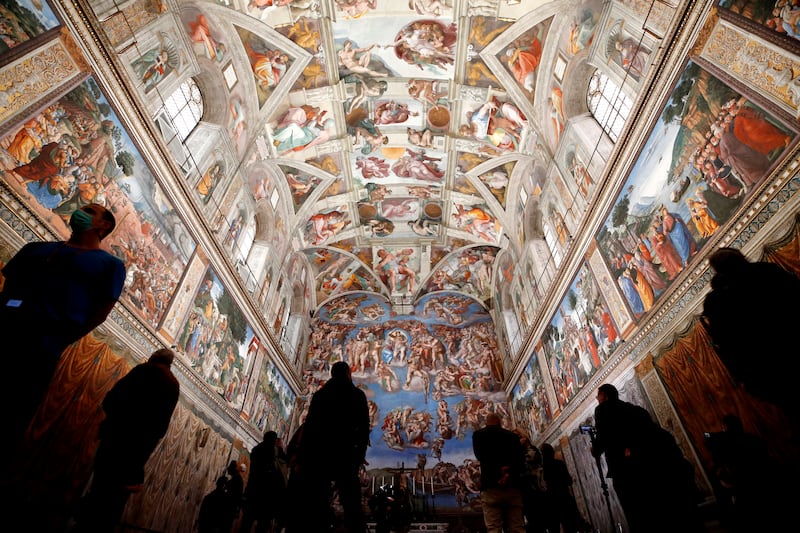 Cardinals will vote in the Sistine Chapel. Photograph: Alessandra Tarantino/AP