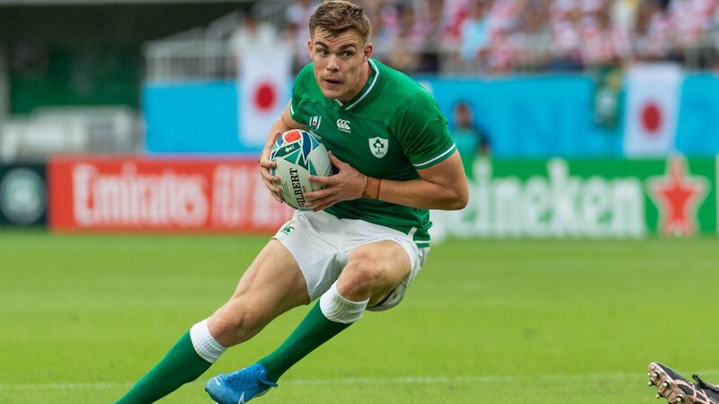 Garry Ringrose: “New Zealand played unbelievably that day in the quarter-final. I’ve watched the game back a couple of times just to learn from it, and they negated some of our opportunities.” Photograph: Jayne Russell/Inpho