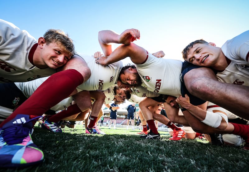 Jac Morgan, Tadhg Furlong, Pierre Schoeman and Josh van der Flier. Photograph: Billy Stickland/Inpho