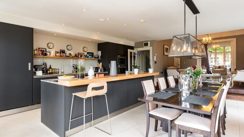 Kitchen and dining area.