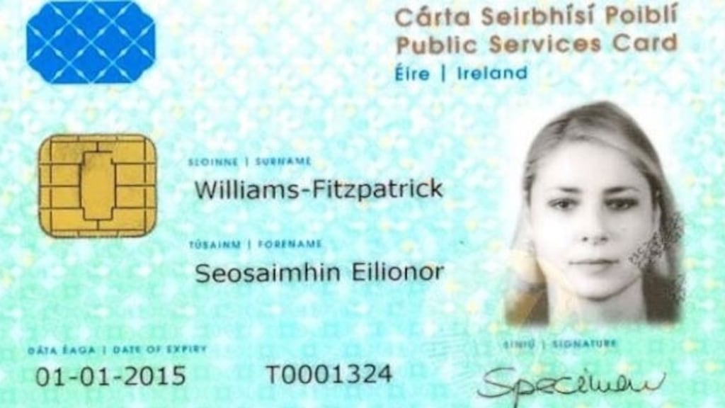 The Department of Employment Affairs and Social Protection said it had no plans to include fingerprints on the public services card.