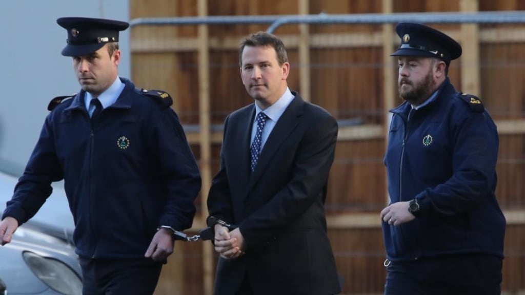 Graham Dwyer leaving the Four Courts after his bail application was refused following a Supreme Court hearing, 2013. Photograph: Collins Courts