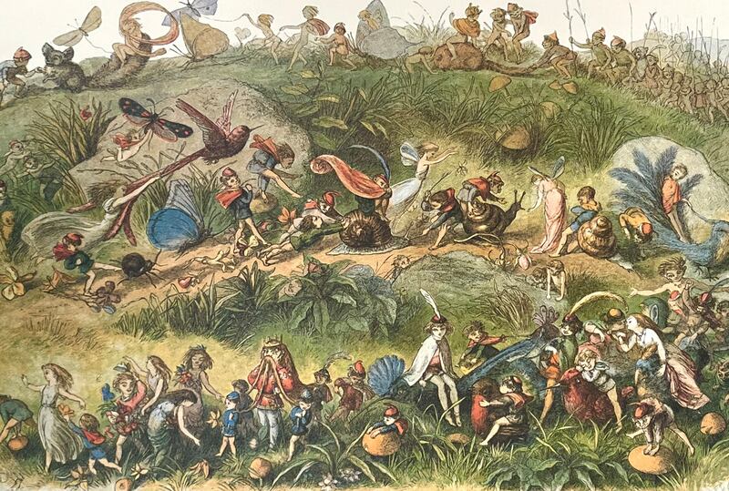Richard Doyle, from facsimile edition of In Fairyland: A Series of Pictures from the Elf World with text by William Allingham