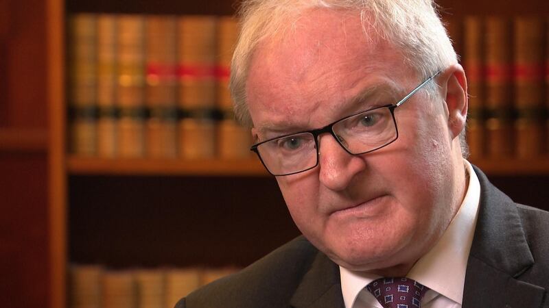 Lord chief justice of Northern Ireland  Declan Morgan. Photograph: UTV/PA