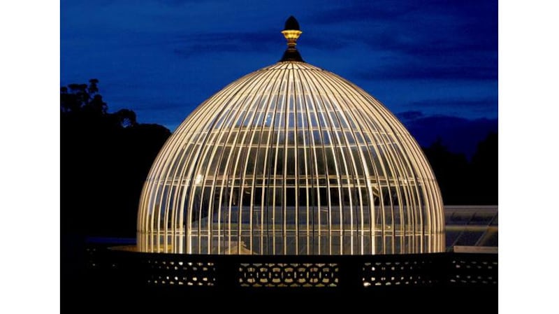 The domed roof of the restored conservatory. PHOTOGRAPH: VIBSE DUNLEATH