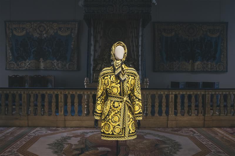 A Versace ready-to-wear dress from 2018. Photograph: Dmitry Kostyukov/New York Times