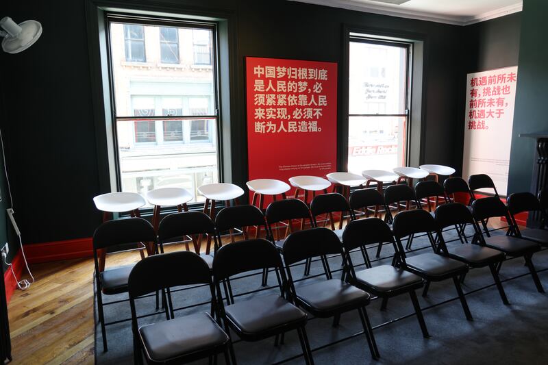 The People's Hall in The Whistleblower. Photograph: Bryan O’Brien/The Irish Times