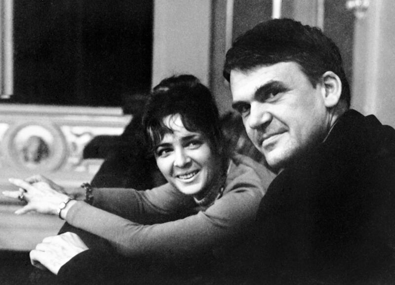 Restored citizenship: Milan  Kundera and his wife, Vera (pictured in 1973), received their new documents from the Czech ambassador to Paris on November 28th. Photograph: AFP/Getty