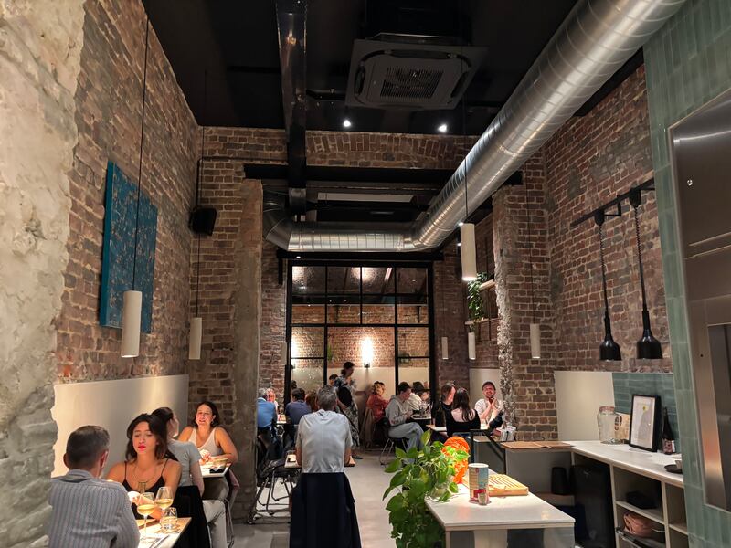 Verdō restaurant, in the suburb of Flagey, Brussels.   Photograph: Jack Power