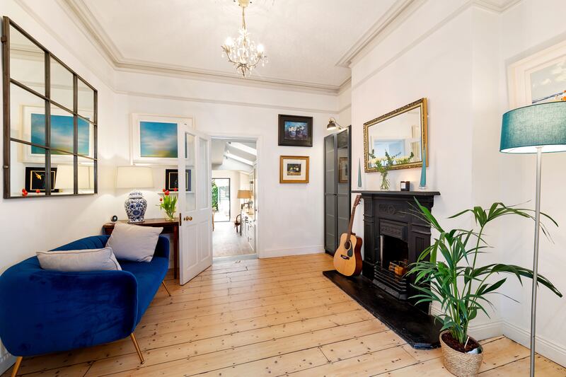 Living room: The family undertook quite a bit of work on the house since they purchased it back in 2007.