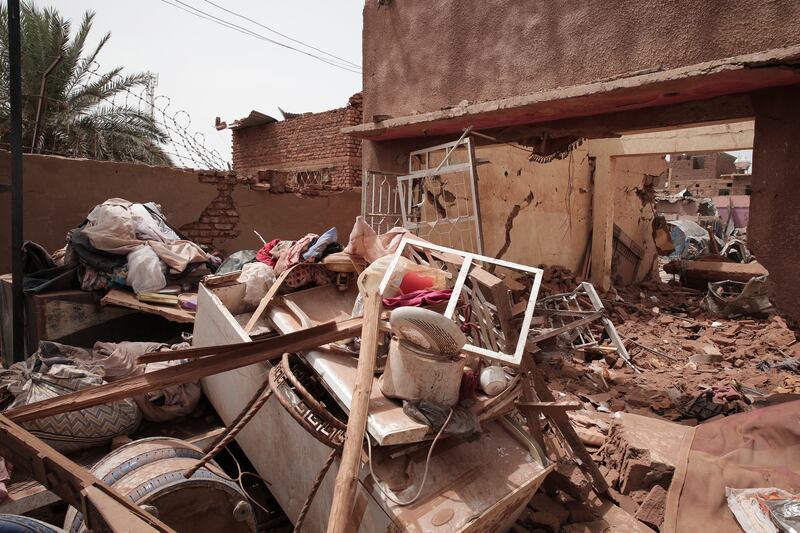 Khartoum has been the scene of heavy fighting between the army and rival paramilitaries. Photograph: Marwan Ali/AP