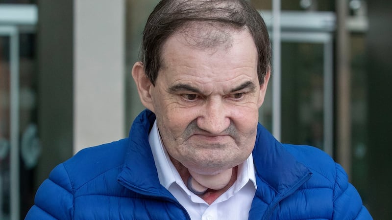 Anthony Moynihan (54), of Croccane, Rostellan, Midleton, Co. Cork, leaving court yesterday  after the case. He had previously pleaded guilty to raping and sexually assaulting Dylan Higgins (23) on dates between September 2006 and June 2008. Photograph: Collins Courts