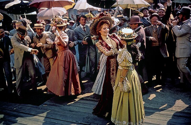 Barbra Streisand in a scene from the film Hello, Dolly!, 1969. Photograph: by 20th Century-Fox/Getty Images